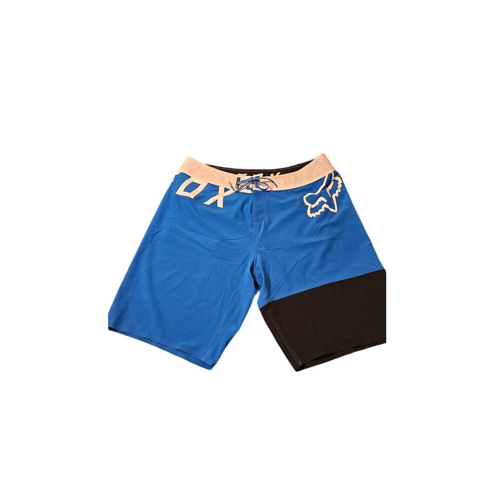 Fox Blue white and black rap fit‎ size 36 board shorts